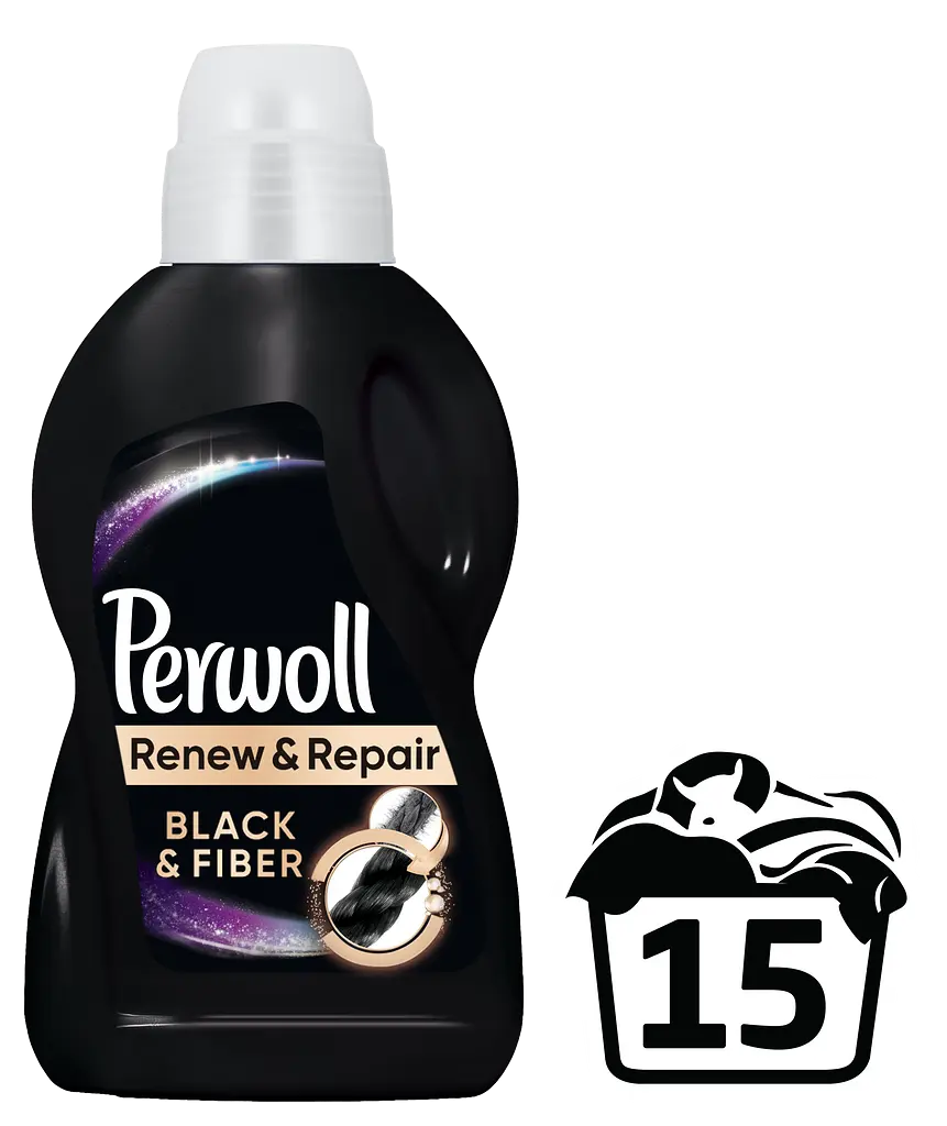 Средство для стирки Perwoll для черных вещей, 0.9 л (742951) - фото 2