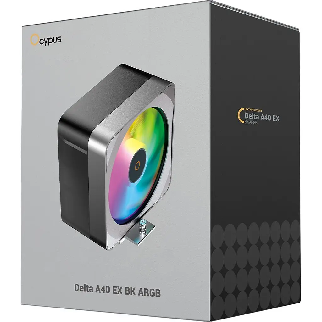 Кулер для процесора Ocypus Delta A40 EX ARGB Black (DELTA-A40-BK1NAWN00E-GL) [165803] - фото 10