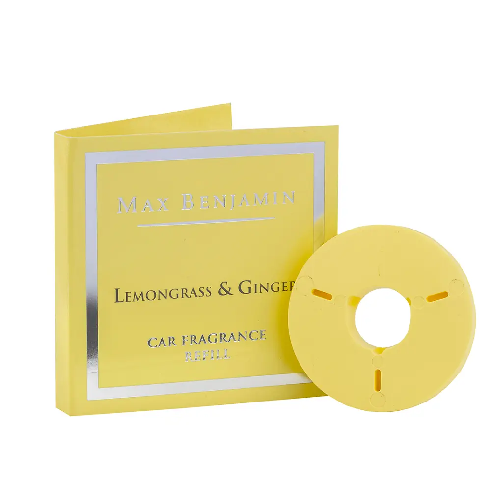 Ароматизатор повітря Max Benjamin на обдув Lemongrass-Ginger (Лемонграс та Імбир) Оригінал - фото 4