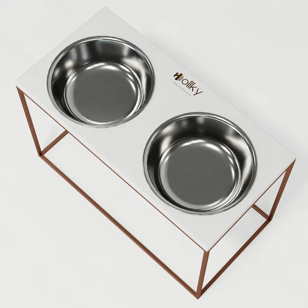 Hollky Base XXL40 — миски на підставці для дуже великих собак (2 × 2,8 л) - фото 7