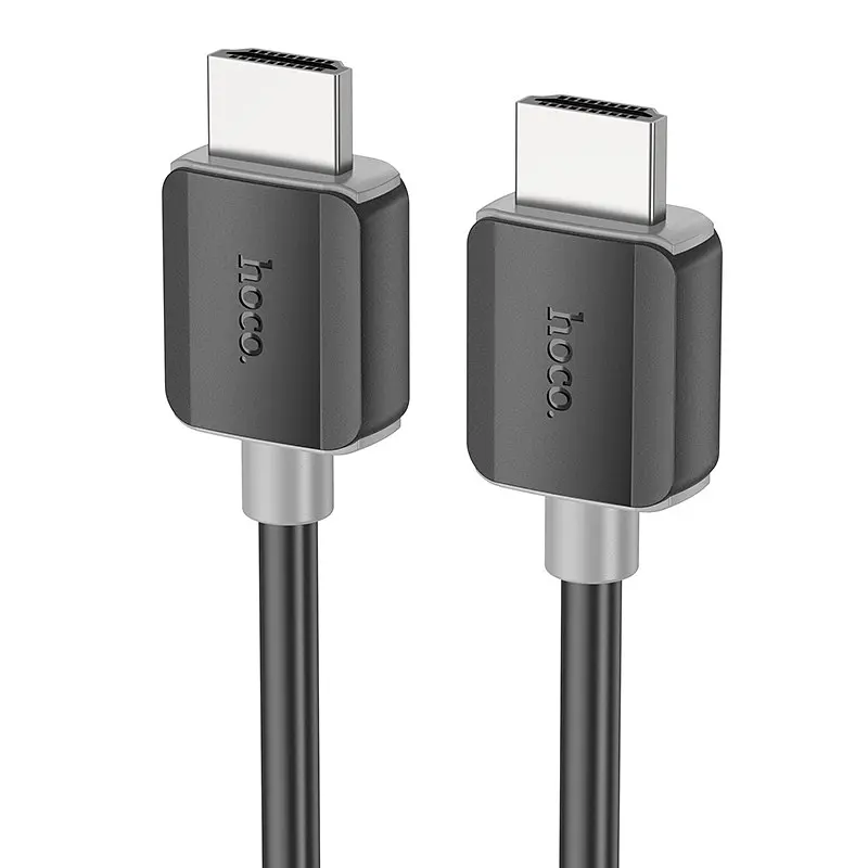 Кабель HOCO US08 HDTV 2. 0 male-to-male 4K HD data cable(L=2M) чорний