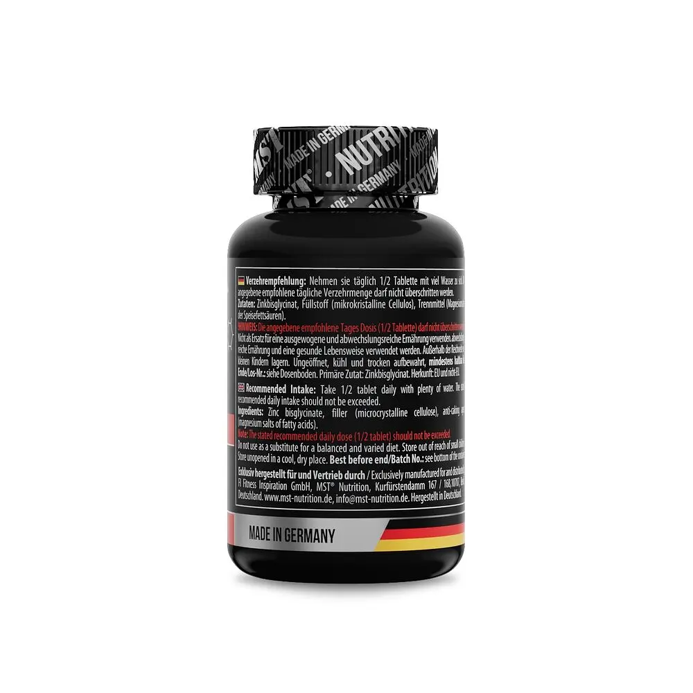 Цинк бісгліцинат MST Nutrition Zinc Pro Chelate, 60 таблеток - фото 3
