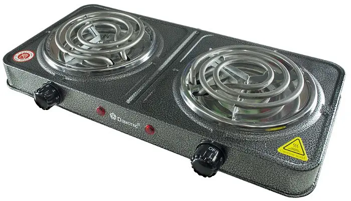 Настільна електроплита Domotec MS-5802 на 2 конфорки - фото 2