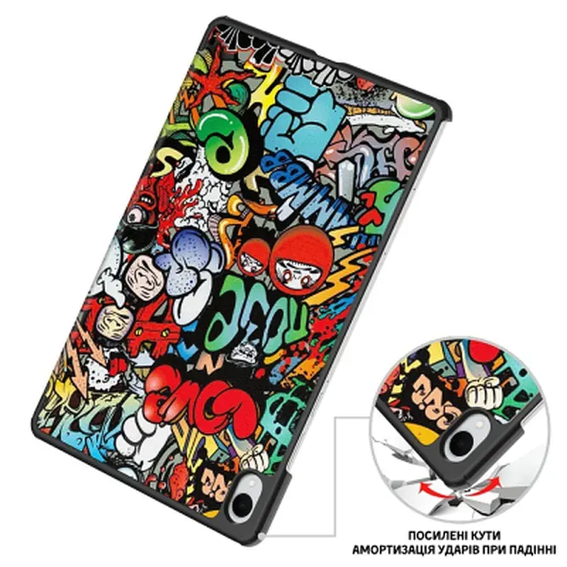 Чохол до планшета BeCover Smart Case Samsung Galaxy Tab S11 (SM-X730/X736) 11.0" Graffiti (714655) - фото 4