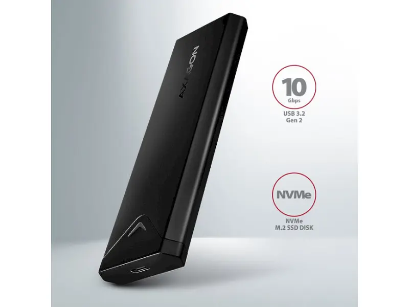 Кишеня для накопичувача AXAGON Arrow Box Black (EEM2-UB2) - фото 2