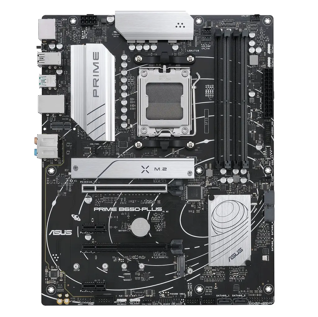 Материнская плата PRIME B650-PLUS sAM5 B650 4xDDR5 M.2 HDMI DP ATX Asus teh0019100 - фото 2