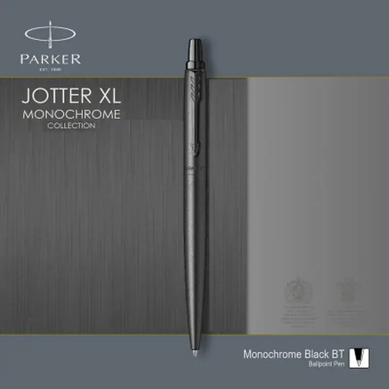 Ручка кулькова Parker JOTTER 17 XL Monochrome Black BT BP (12 432) - фото 2