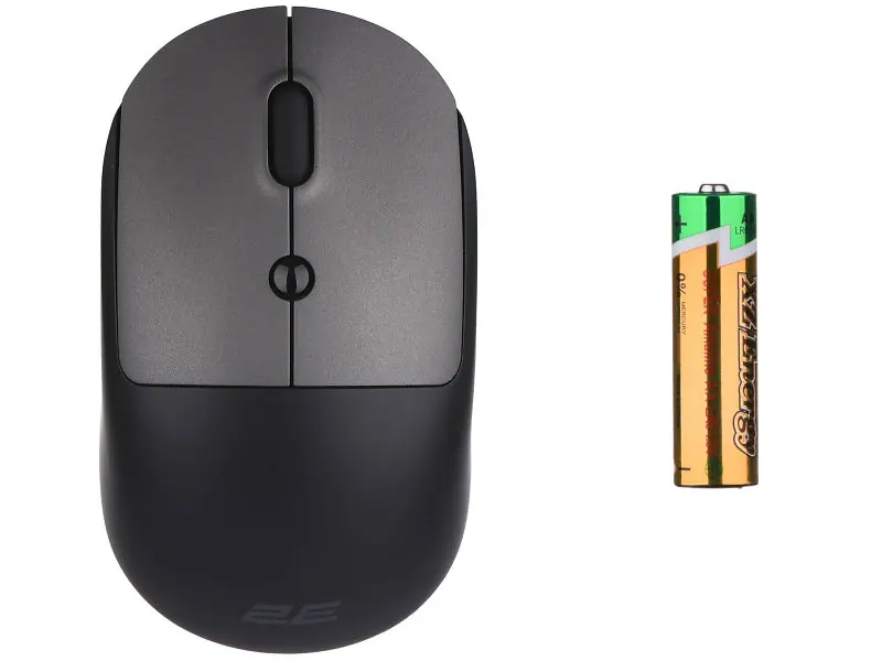 Миша 2E MF218 Silent WL BT Black/Gray (-MF218WBG) - фото 4