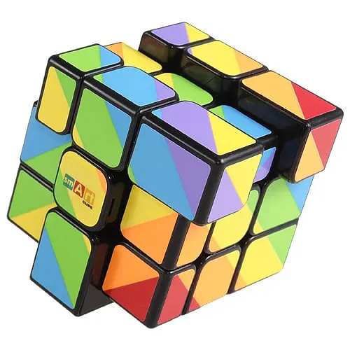 Кубик Рубика Радужный 3х3 Чорний Smart Cube SC361 - фото 2