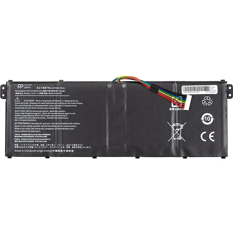 Акумулятор PowerPlant для ноутбуків ACER Spin 5 SP515-51GN (AC14B7K) 15.2V 3600mAh (NB410699) - фото 2
