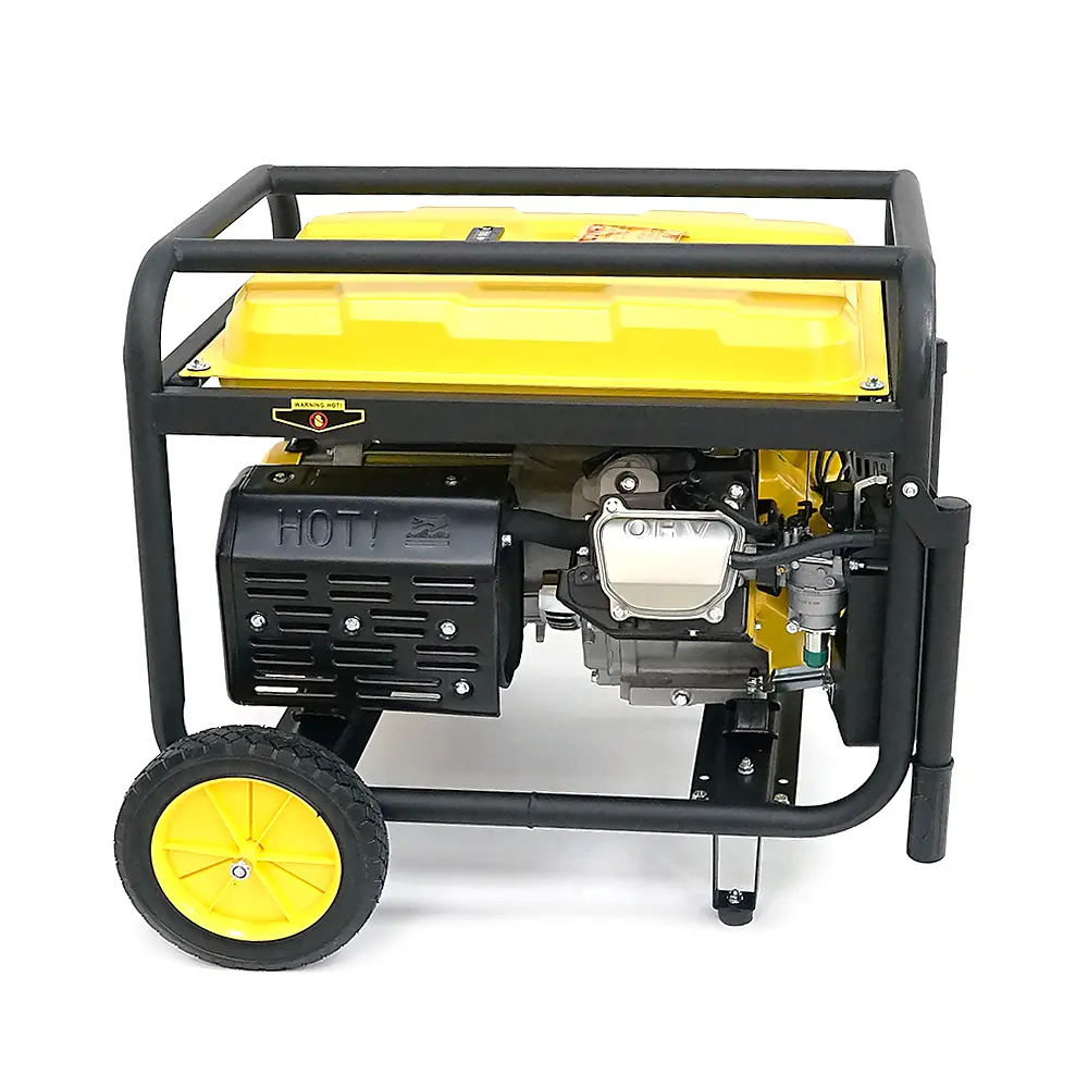 Генератор бензиновий COVAX CV17500LD-E2, 8.5kW, однофазний 220V, 50Hz, DC12V, 20HP, Recoil/Electric Starter, tank 25L, 705x560x570mm, 88kg - фото 3