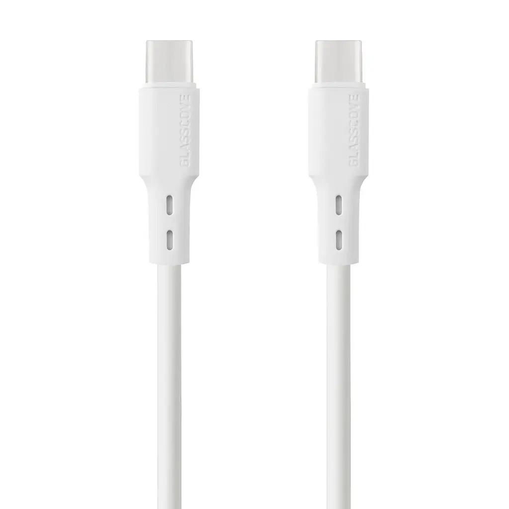 Кабель FLEX Type-C- Type-C 60w 1m (GF-CC13WH) Білий - фото 2
