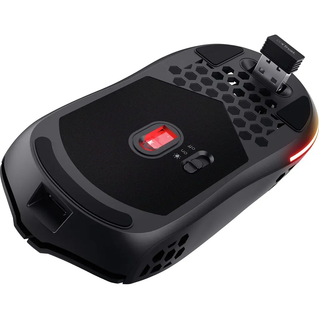 Миша Trust GXT 929 Helox Wireless/USB Black (25307) [143049] - фото 5