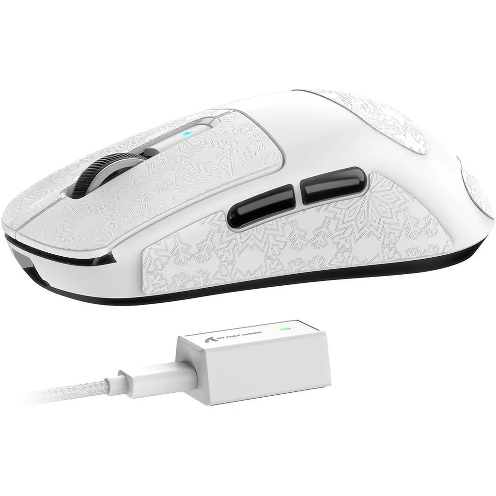 Мышь Attack Shark R6 White (AS-6972792470412-W) [159852] - фото 4