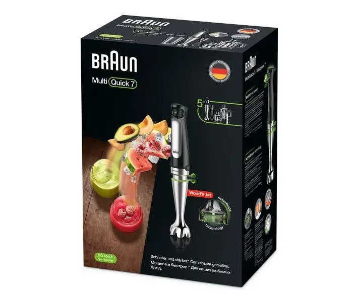 Блендер Braun MultiQuick 7 MQ 7045X (0X22111288) [64916] - фото 9