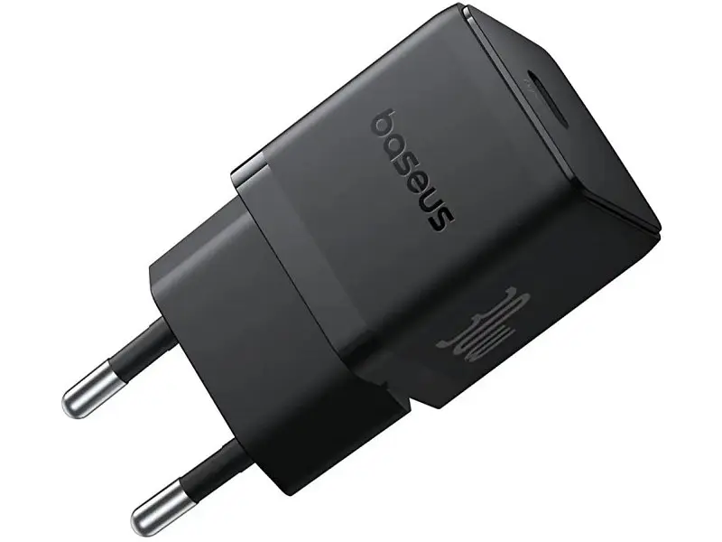 Мережевий зарядний пристрій BASEUS Palm Fast Charger 30 W Type-C to Type-C cable Black (P10111605113-01) - фото 2