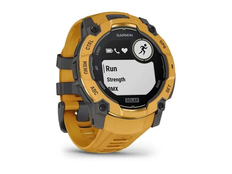 Смарт-годинник Garmin Instinct 3 50mm Solar Sunburst with Sunburst/Gray Band (010-02935-02/42) - фото 7