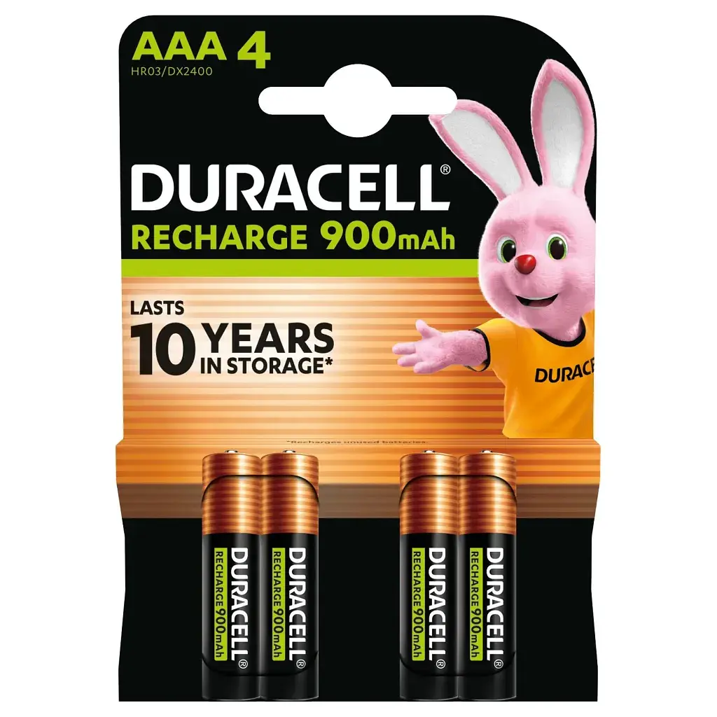 Акумулятор Duracell AAA HR03 900mAh * 4 (5005015) - фото 2
