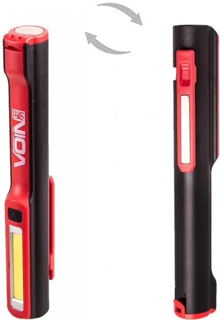 Ліхтар Перенесення VOIN 3W-COB+3W XPE / АКБ1200 mAh Магнит Акумулятор Вбудований (USB Зарядка) - фото 3