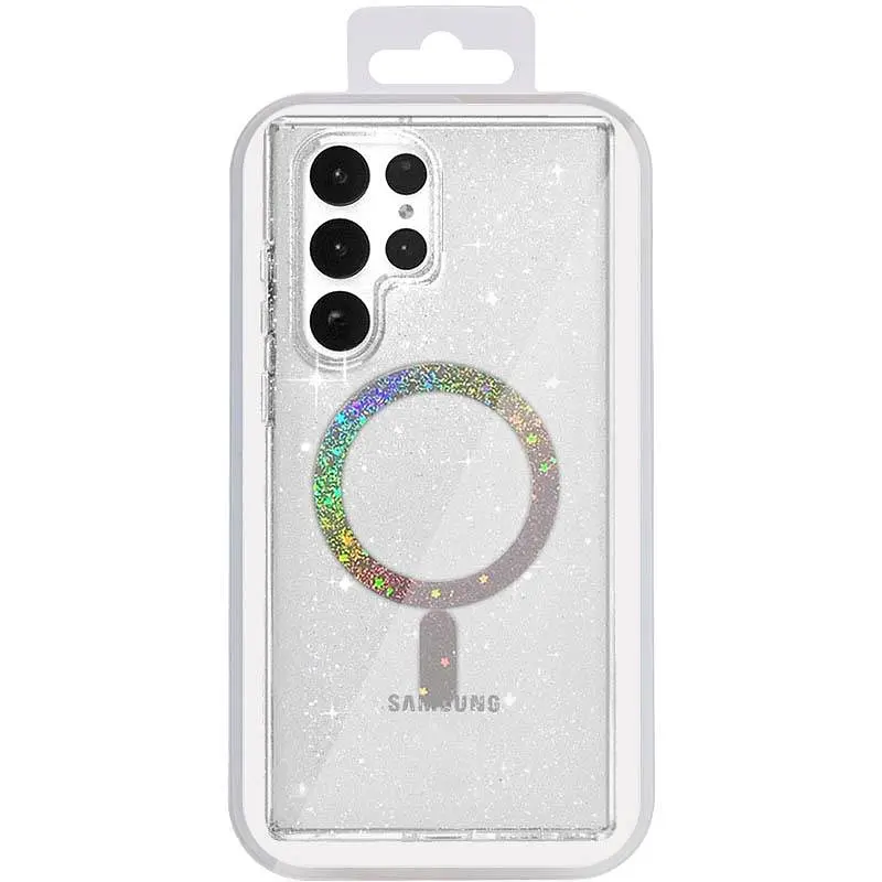 Чохол TPU Eclipse Sparkle (MagFit) для Samsung Galaxy S26 Ultra Clear - фото 6