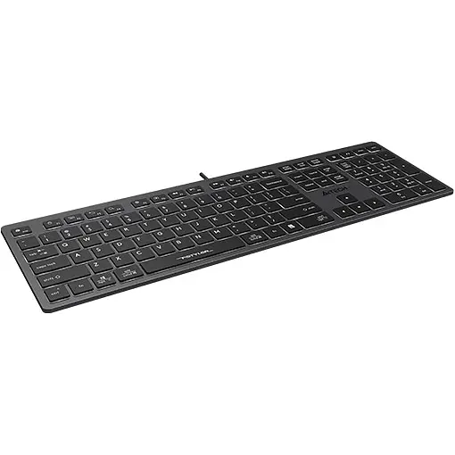 Клавіатура A4Tech Fstyler FX60 Grey White backlit [102746] - фото 4
