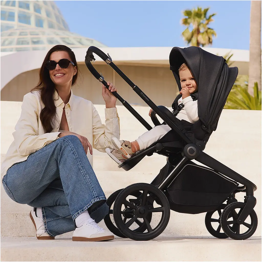 Коляска Lionelo Freya 2 в 1 Black Onyx (LO-FREYA 2IN1 BLACK ONYX) - фото 9