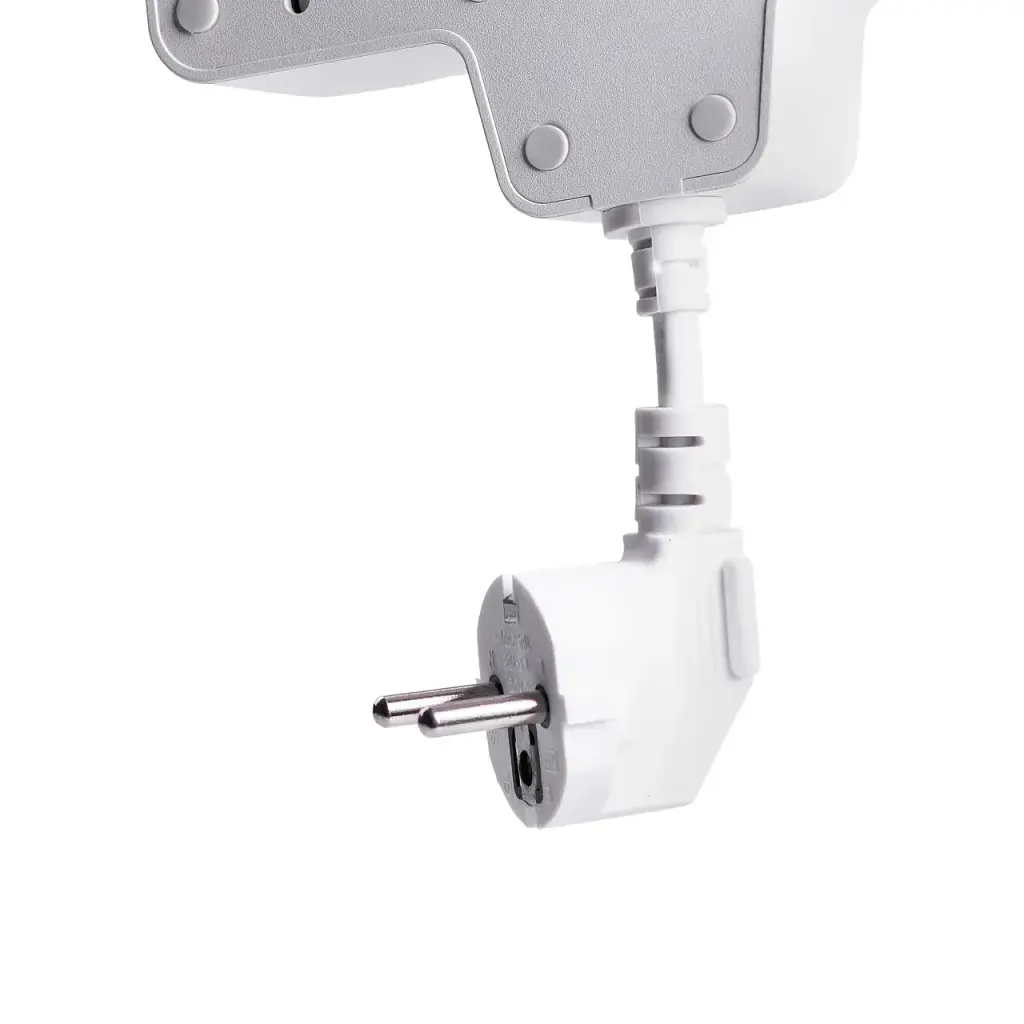 Сетевой фильтр-разветвитель Yiwu HP-5-17 SNAILS BKL-502 EU на 2 розетки LED 4 USB белый  - фото 5