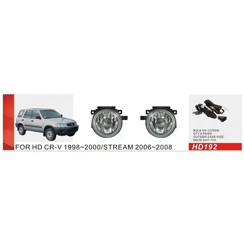 Фари дод. модель Honda CR-V/1998-00/HD-192/H3-12V55W/ел.проводка