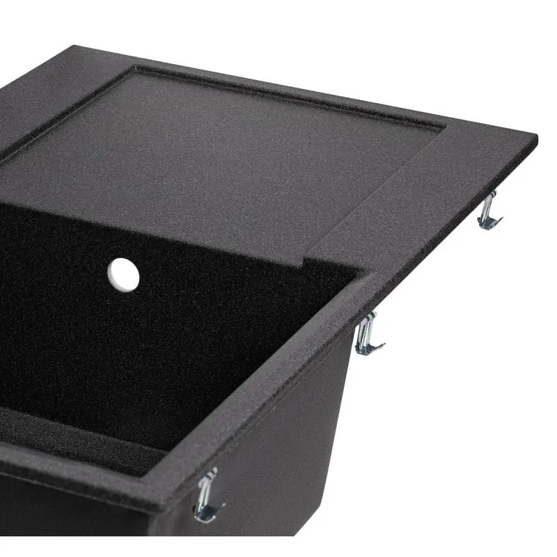 Кухонна мийка Lidz 790x495/230 GRF-13 (LIDZGRF13790495230), Графит - фото 5