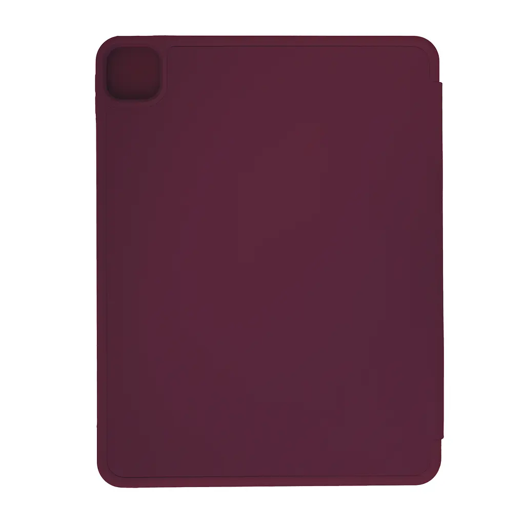 Чохол-книжка для планшета Apple iPad Pro 11 (2020)/Pro 11 (2021)/Pro 11 (2022) A2435/A2761/A2762, Smart Fold Pen, бордовий, 11 дюймів, з екошкіри + TPU, з магнітною застібкою, підставкою, тримачем під стилус, протиударний, з функцією Wake/Sleep - фото 2