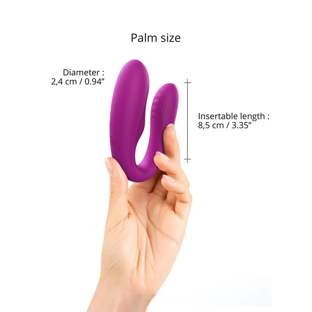 Вибратор Love To Love Match Up 10 см фиолетовый - фото 6