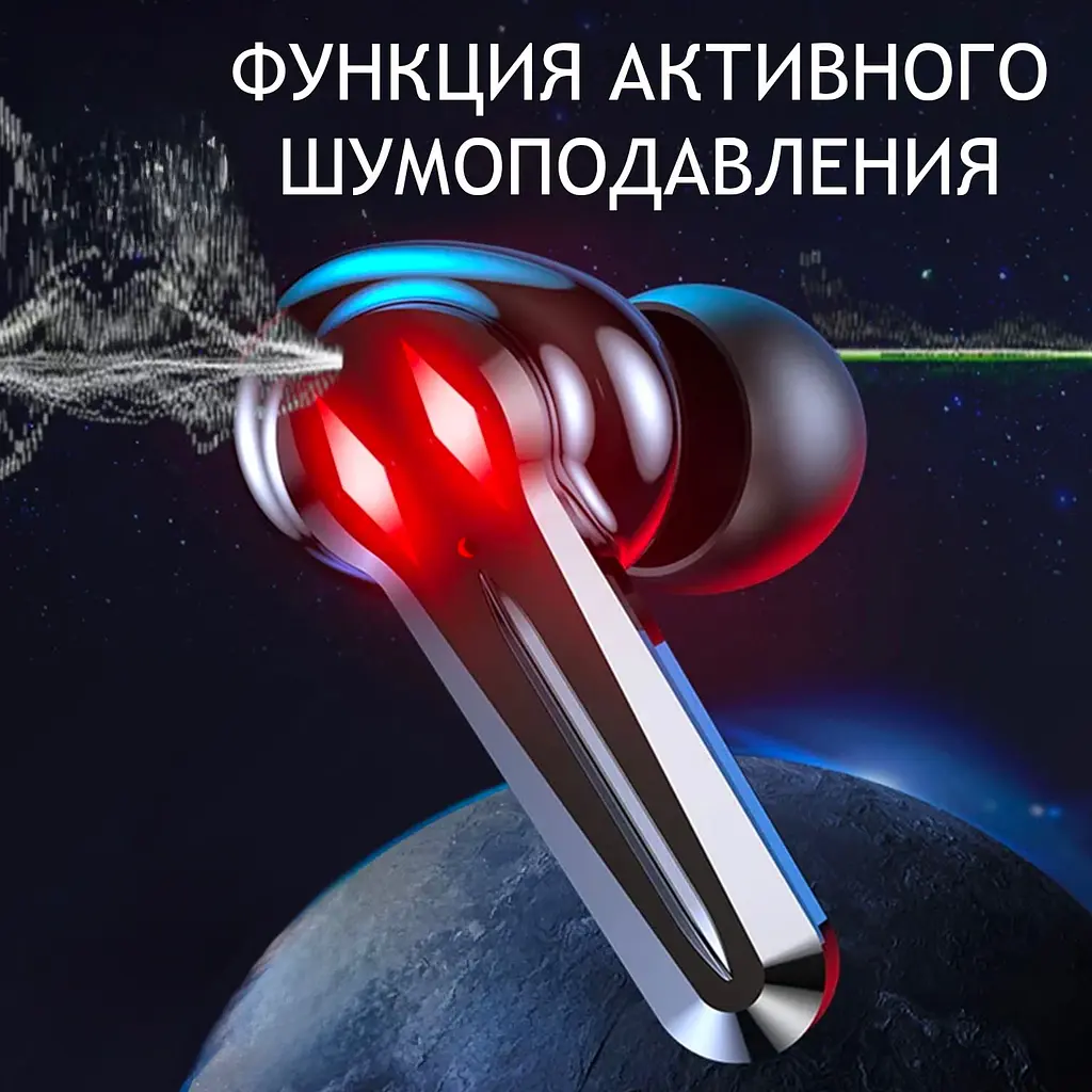Безпровідні вакуумні ігрові навушники М28. Зарядний кейс із функцією PowerBank - фото 10