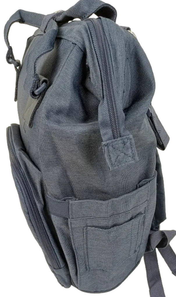 Рюкзак жіночий для мам Live in style 19 л 40x24x19 см кишеня для коляски бічні кишені синій - фото 2