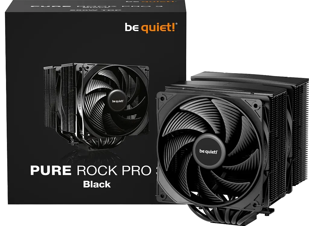 Повітряне охолодження be quiet! Pure Rock Pro 3 Black (BK042)