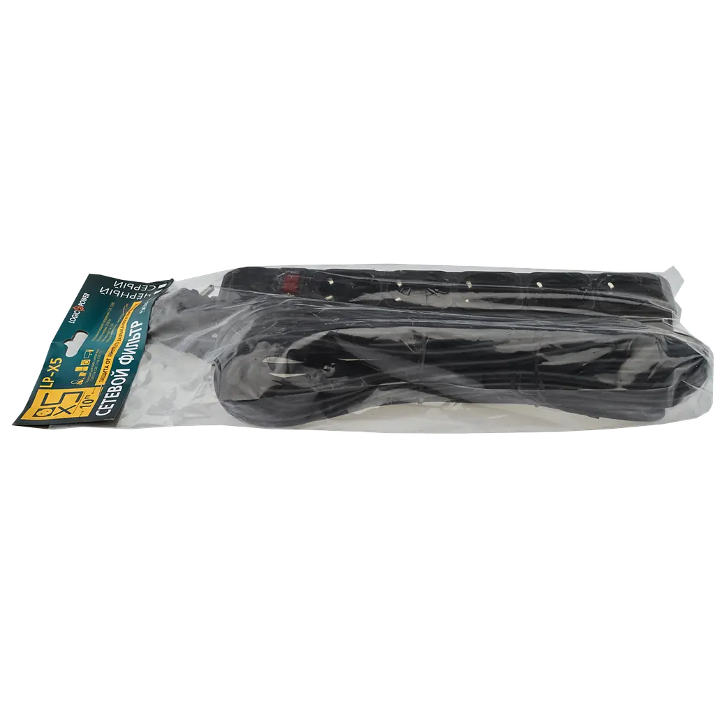 Мережевий фільтр LP-X5 10 м Black - фото 2