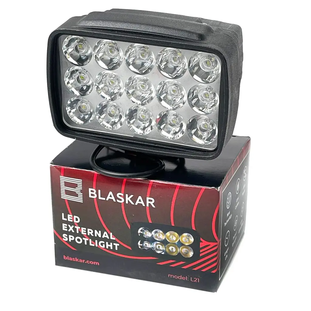 Додаткова світлодіодна LED фара 12W (1W x 12) 10-30V 120x45x50 мм Ближній 1 шт. (ORL8612) - фото 4