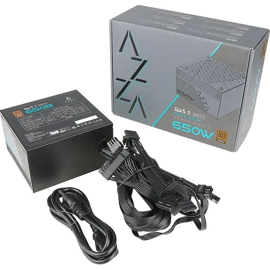 Блок питания Azza 650W [PSAZ-650B ATX3.1] [145714] - фото 4