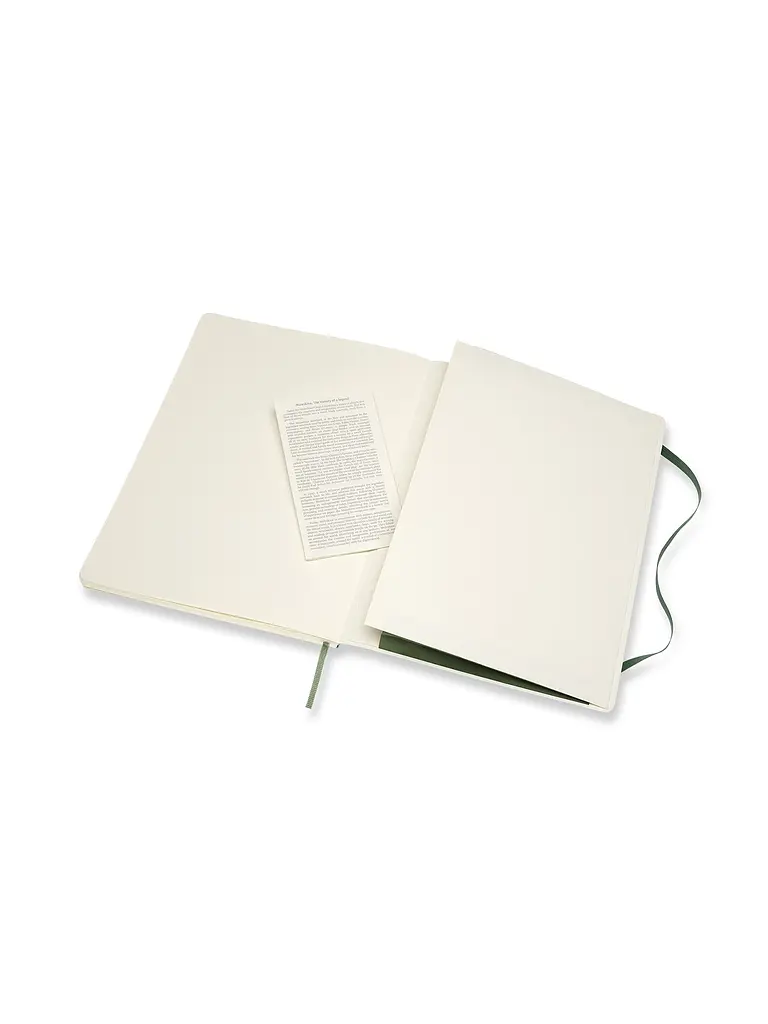 Записник Moleskine Classic великий, Нелінований Миртовий Зелений М’який (QP623K15) - фото 5