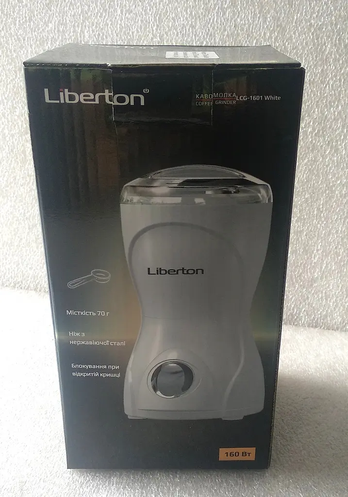 Кавомолка Liberton LCG-1601 White - фото 8