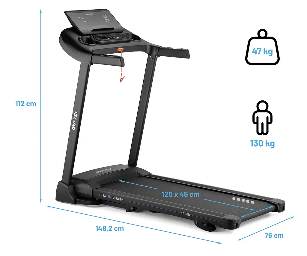 Бігова доріжка Gymtek XT580 - фото 8