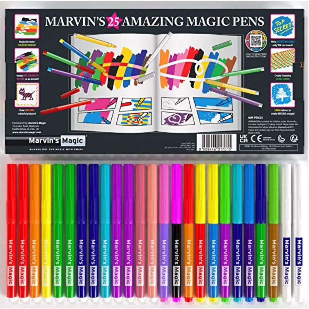 Уцінка. Набір чарівних фломастерів Marvin's Magic 25 шт. (MMPEN25)  - фото 3