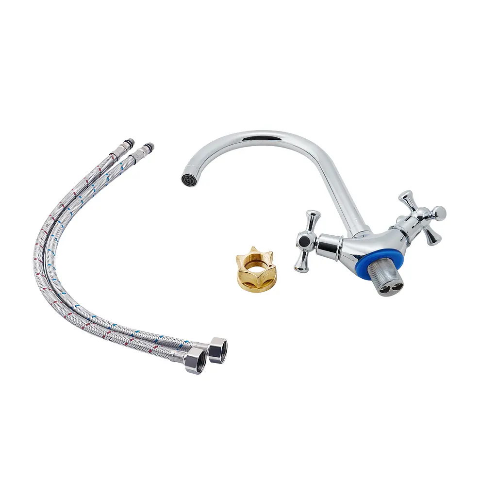 Смеситель для кухни Lidz (CRM) 75 21 271F-8, Хром - фото 4