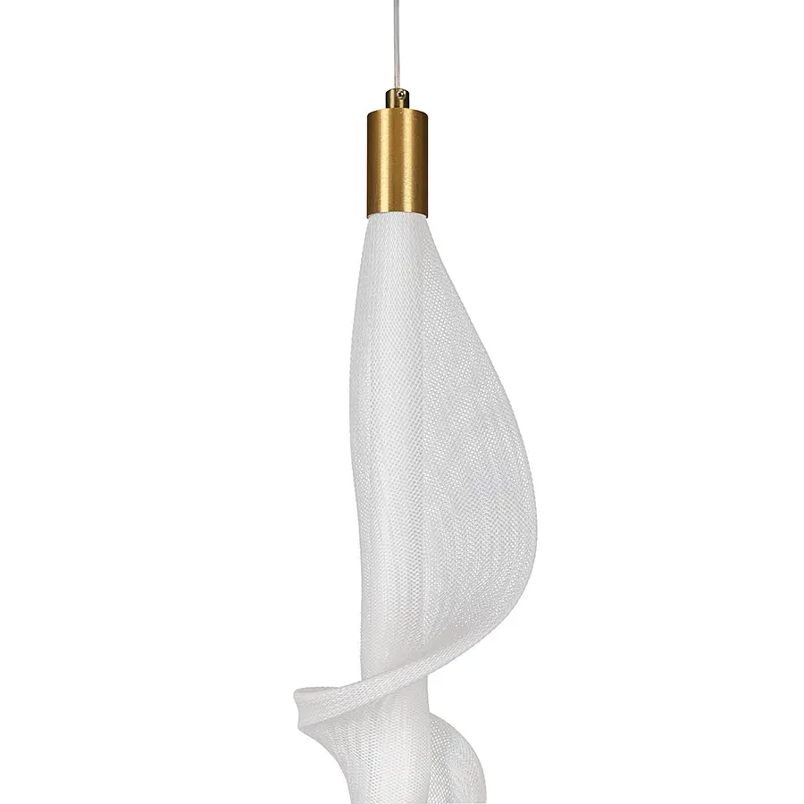 Элегантный подвесной LED светильник в спальню Levistella 7813031-1 (600) AB бронза 8W 4000K регулируемый 1500 мм - фото 3