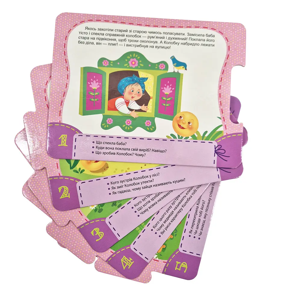 Детская Сказка-пазл "Колобок. Лиса и заяц" 826004 картон, 5 страниц - фото 3