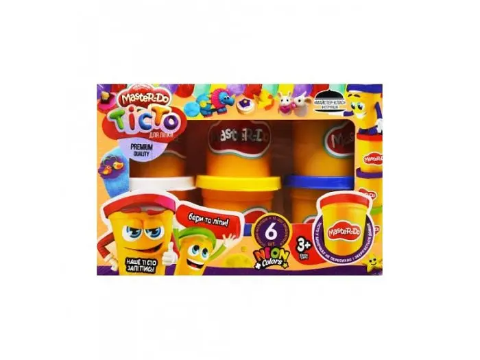 Тісто для ліплення Master Do, Danko Toys (6 кольорів)