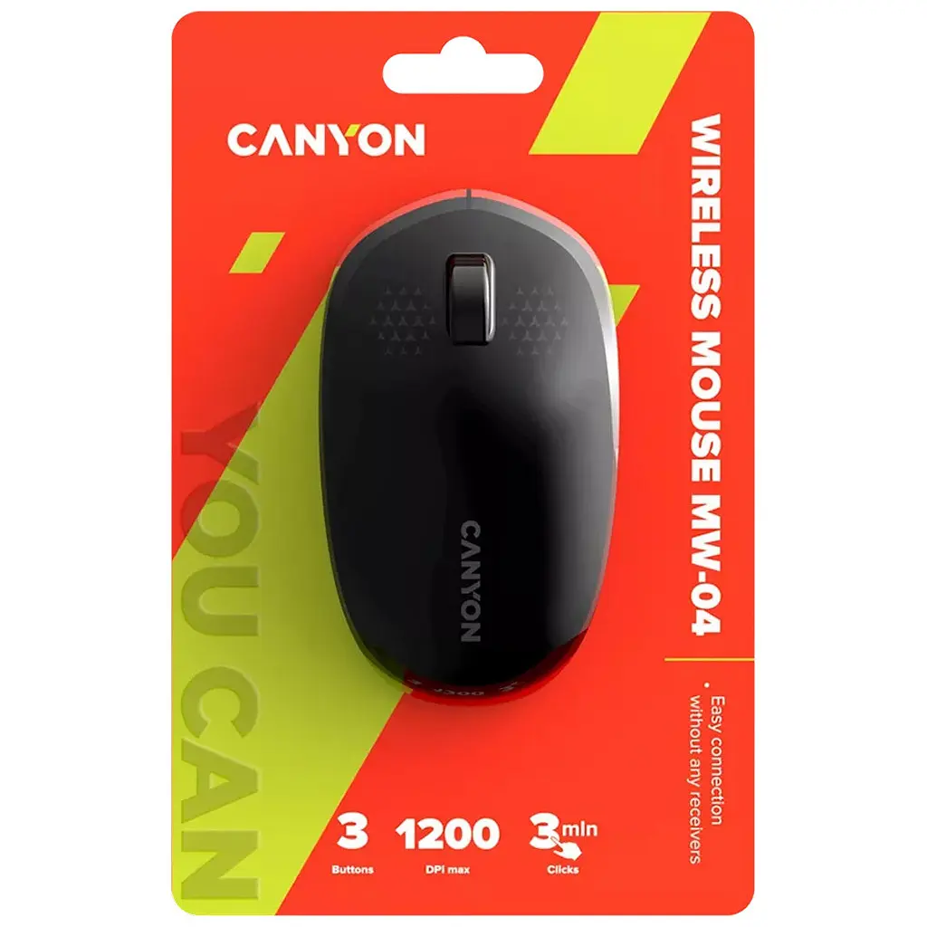 Мишка Canyon MW-04 Bluetooth Black (CNS-CMSW04B) - фото 8