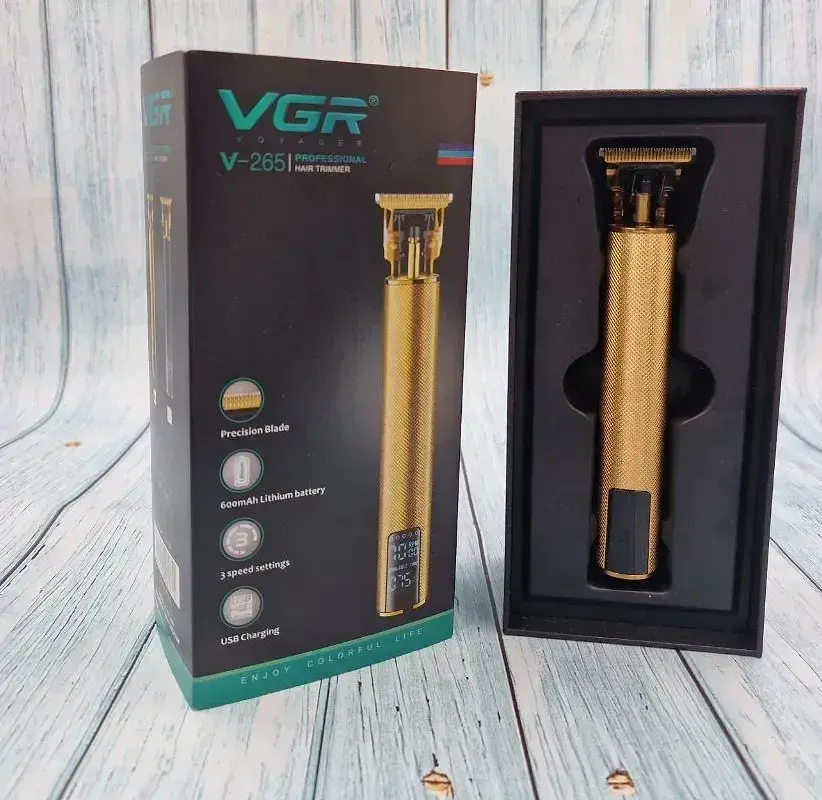 Професійний металевий тример VGR V-265 з LED-дисплеєм - фото 3