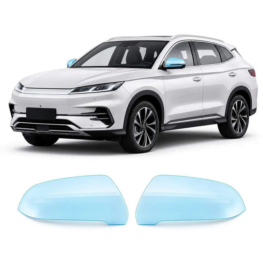 Антигравійна захисна бронеплівка за лекалами для BYD Song Plus I facelift 2023- дзеркала