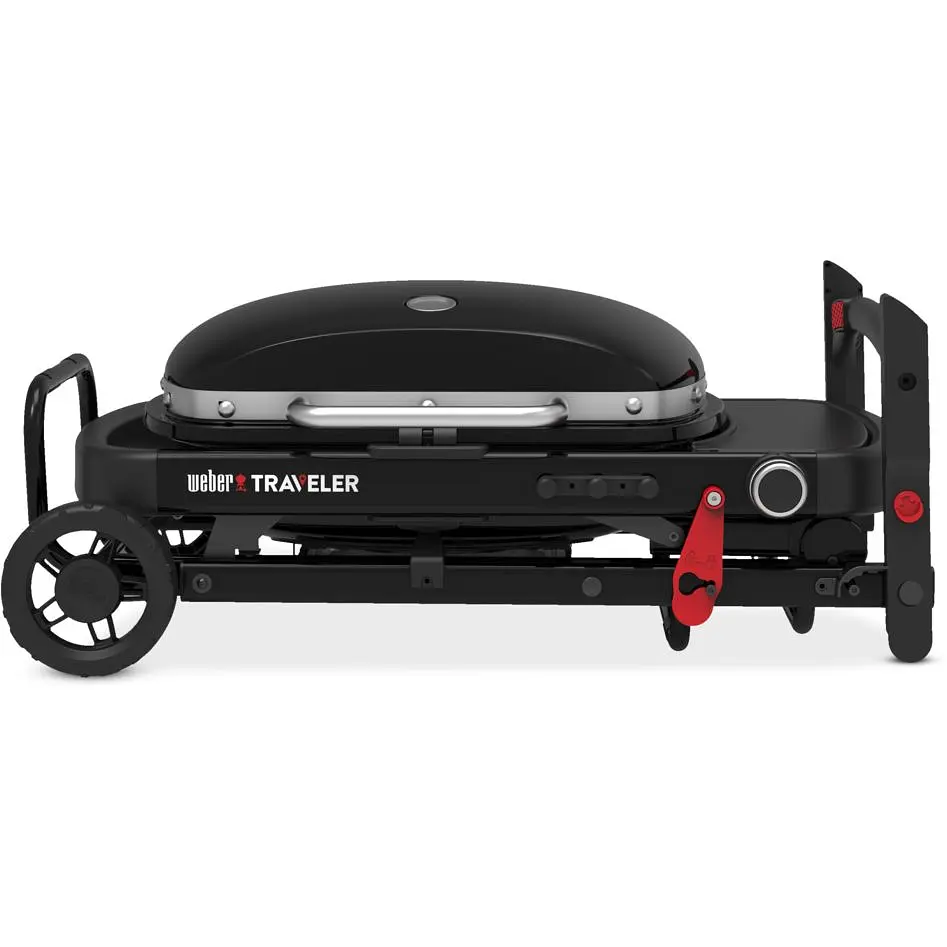 Гриль газовый Weber Traveler Compact Portable черный (1500527) - фото 4