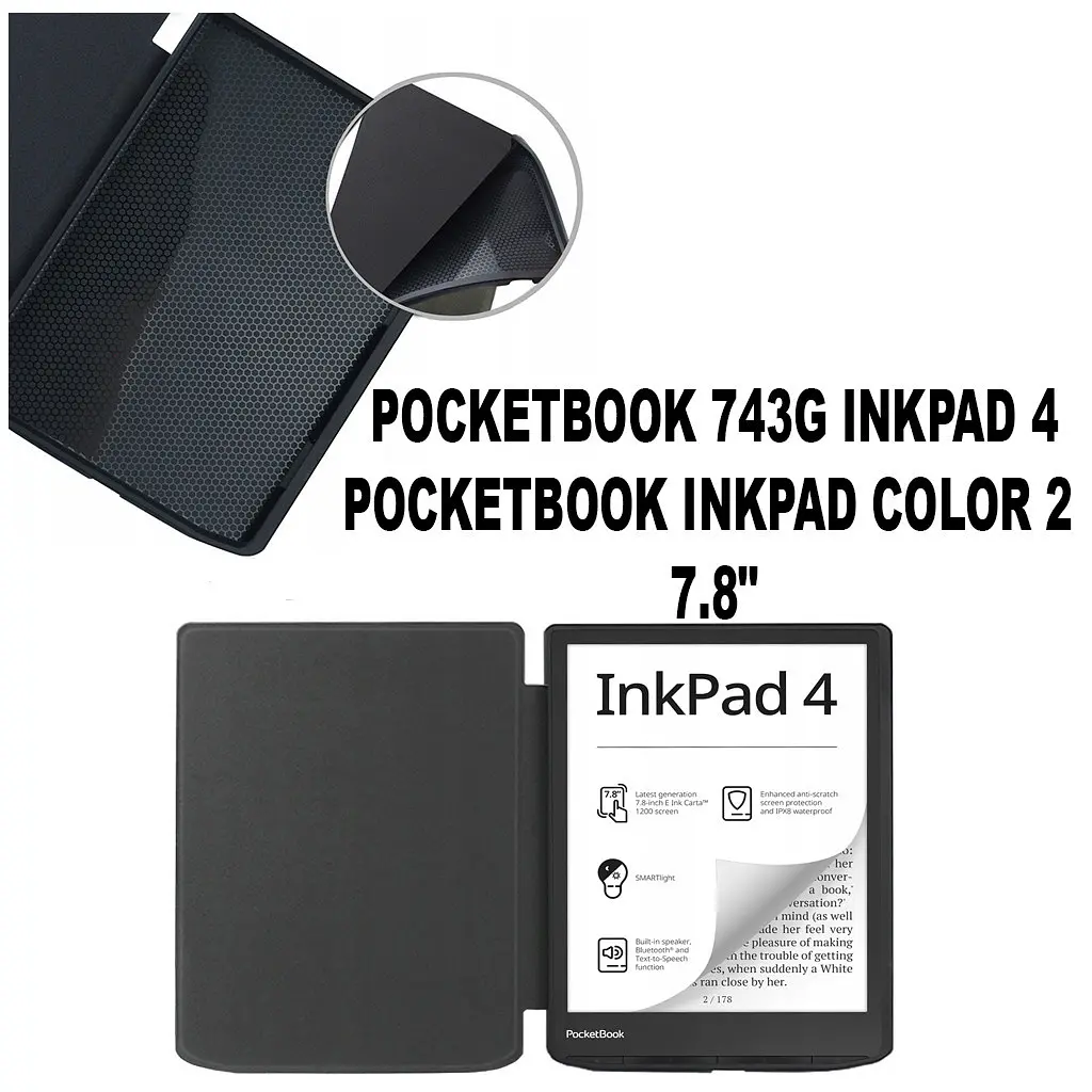 Чохол до електронної книги BeCover PocketBook 743G InkPad 4/InkPad Color 2/InkPad Color 3 (7.8") Deep Blue (710067) - фото 7